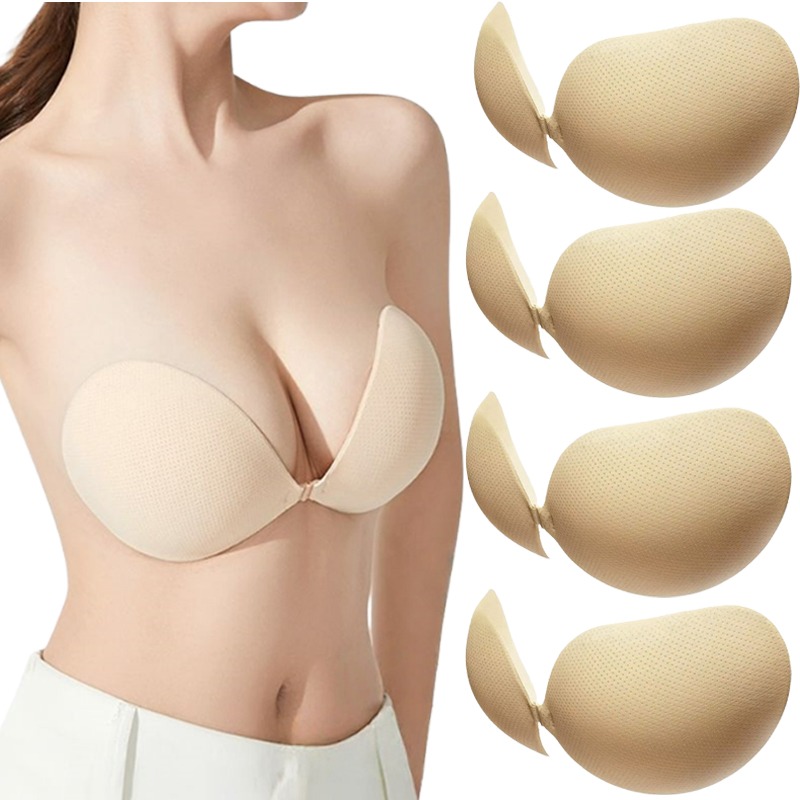 Strapless Bra Backless - Sutiã Adesivo Push Up com Almofadas