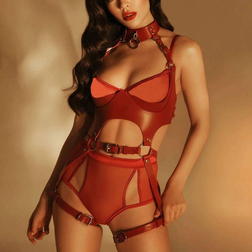Garter Belt Set - Conjunto de Cinto de Cintura Feminino