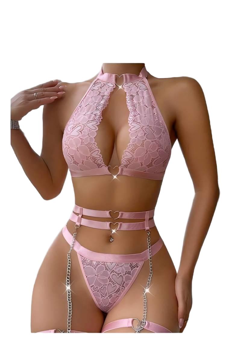 Push Up Bra Padded - Conjunto de Lingerie Sexy com Sutiã