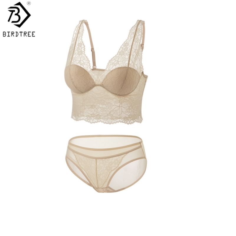 Bralette Wireless Soft - Birdtree, Conjunto de Sutiã e Calcinha