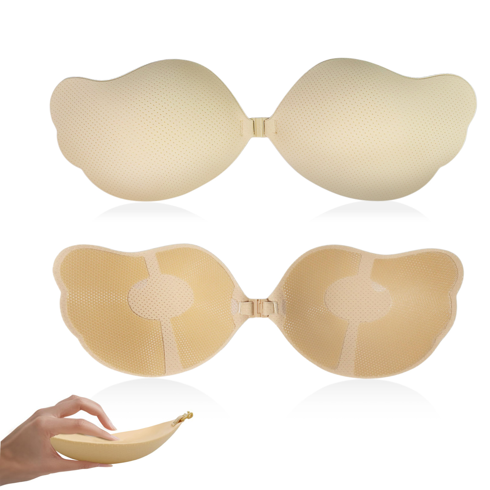 Silicone Bra Adhesive - Novas Almofadas Adesivas para Seios Wing