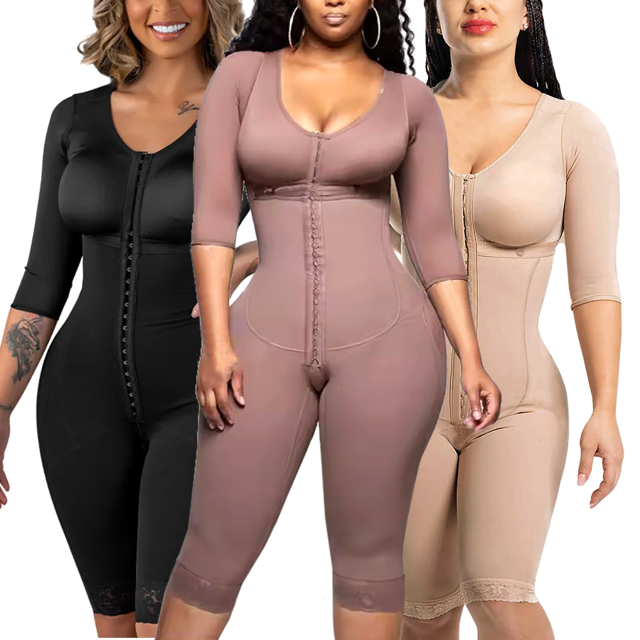 Shapewear Bodysuit Firm - Corpo inteiro colombiano cintas shaper alta