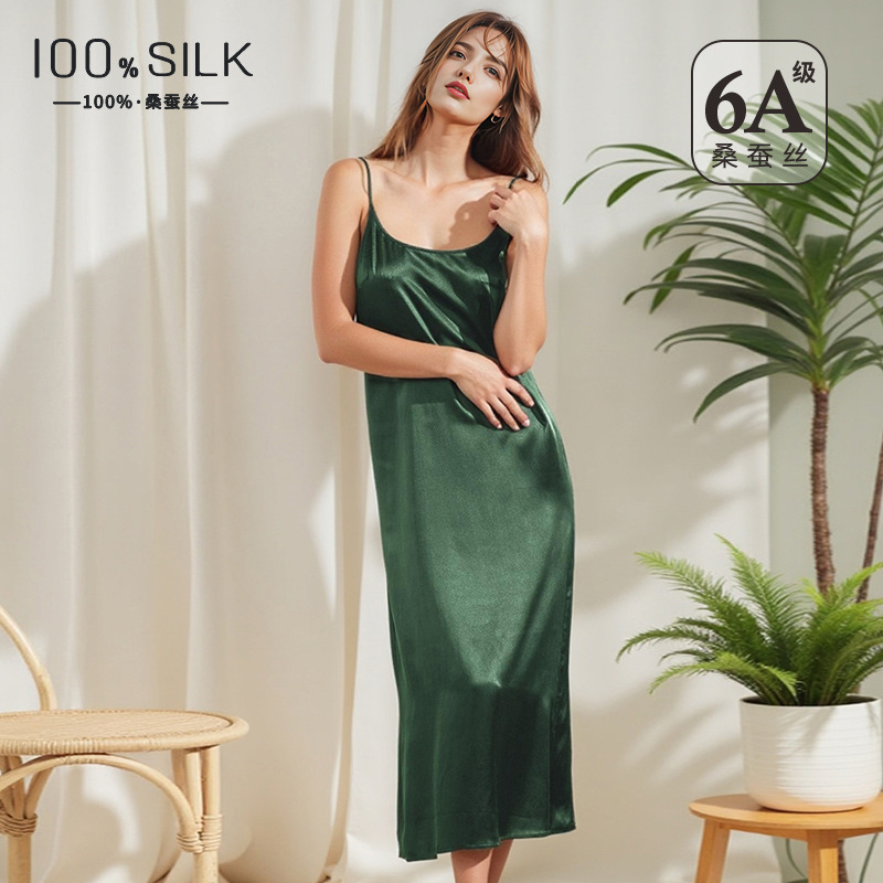 Robe Silk Women - Vestido Slip 100% Seda Mulberry 19
