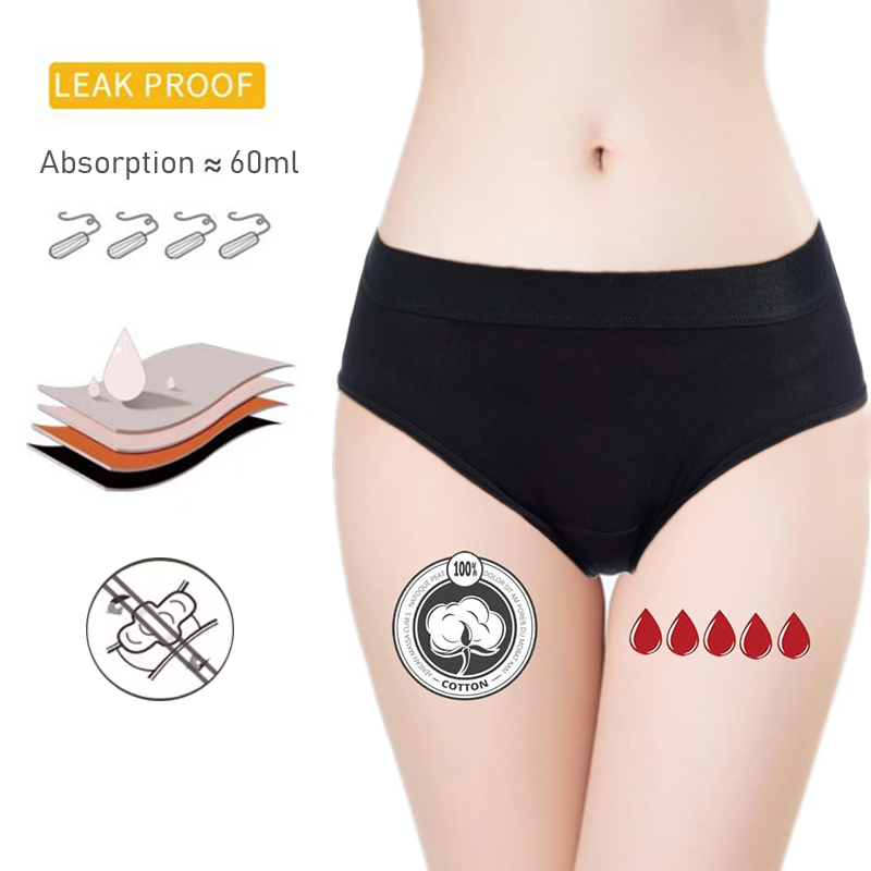 Period Panty Absorbent - Calcinha menstrual absorvente à prova de