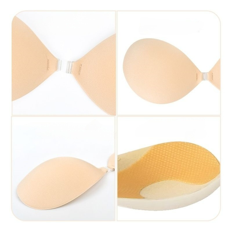 Sutiã Adesivo Push Up com Almo - Strapless Bra Backless avaliação e preço