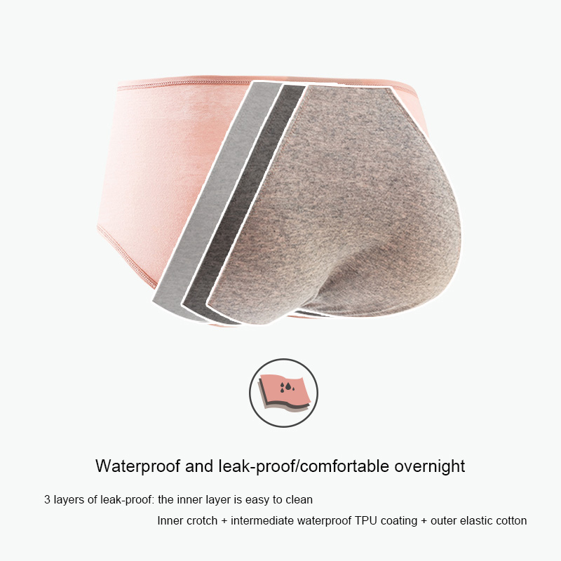 Calcinha menstrual de algodão  - Seamless Underwear Women avaliação e preço