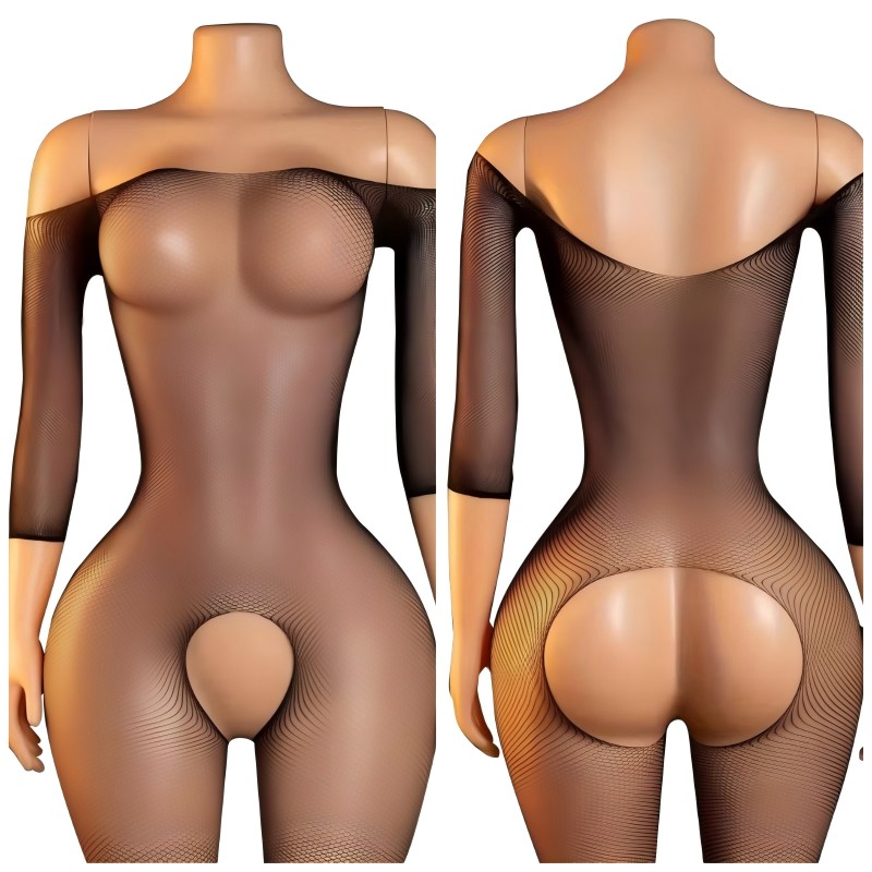 Meias-calças Sensuais Sem Entr - Bodystocking Fishnet avaliação e preço