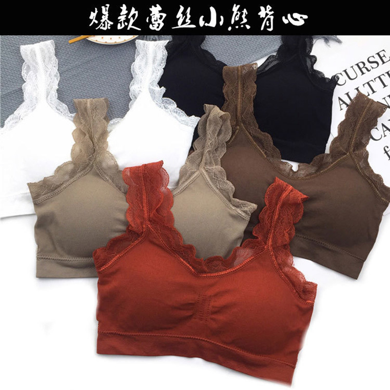 3D Sexy lace Lingerie Seamless - Strapless Bra Backless avaliação e preço