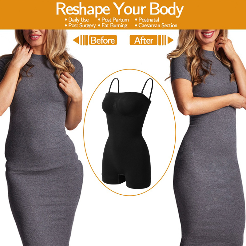 Body modelador sem alças, mode - Shapewear Bodysuit Firm avaliação e preço