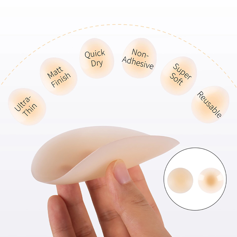 Sem cola auto adesivo mamilo c - Silicone Bra Adhesive avaliação e preço