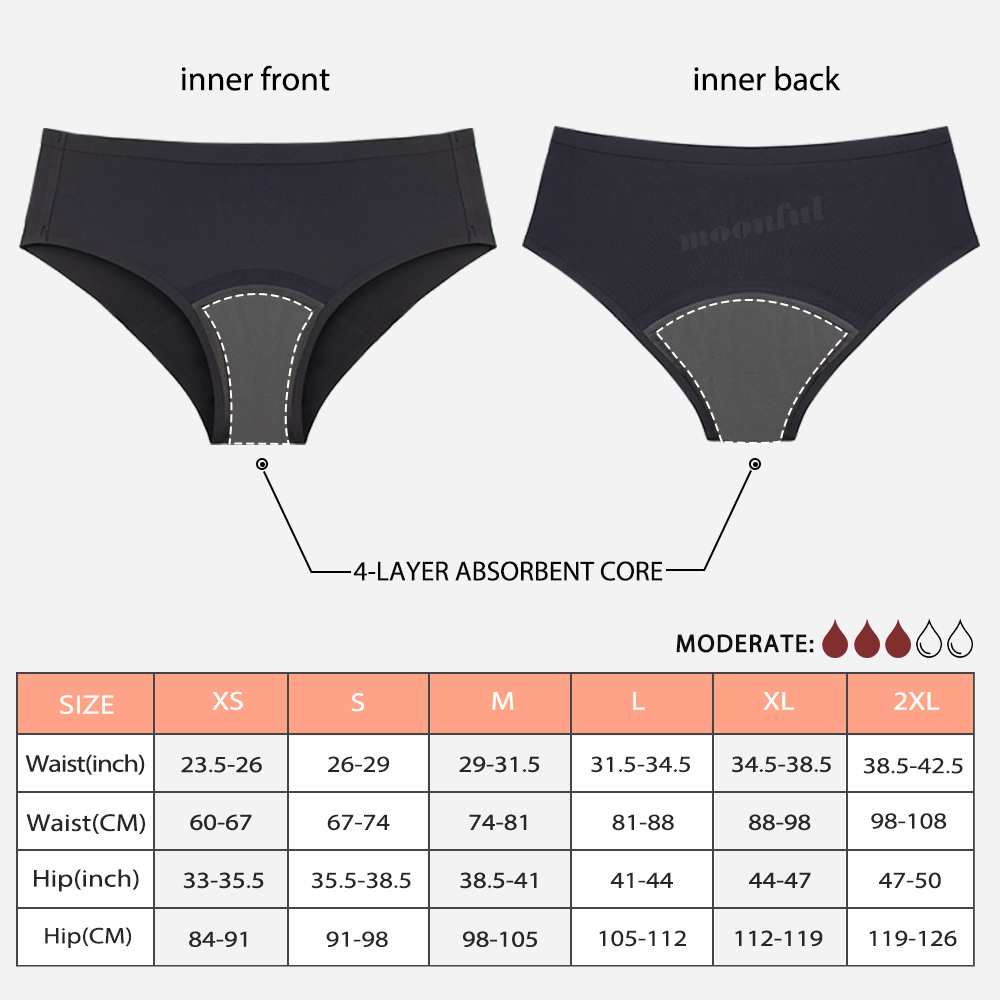 Calcinha menstrual sem costura - Seamless Underwear Women avaliação e preço