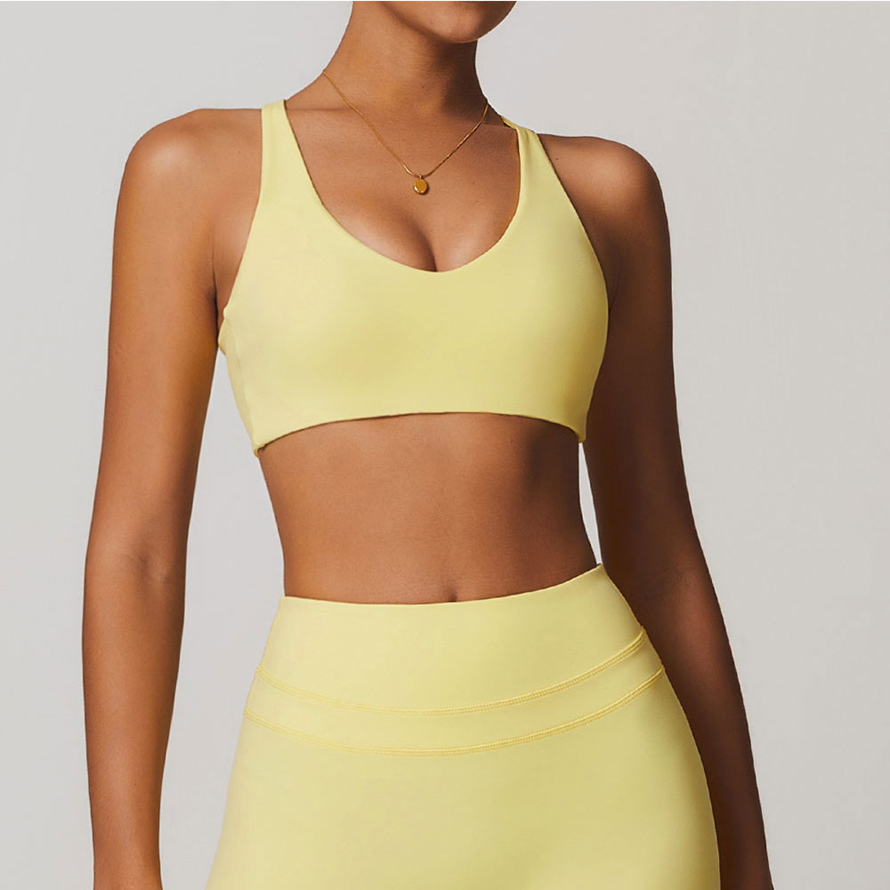 JUREN-sutiã esportivo para mul - Push Up Bra Padded avaliação e preço