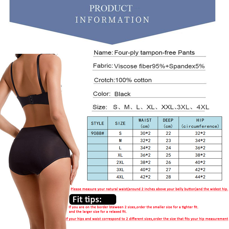 Calcinha menstrual absorvente  - Period Panty Absorbent avaliação e preço
