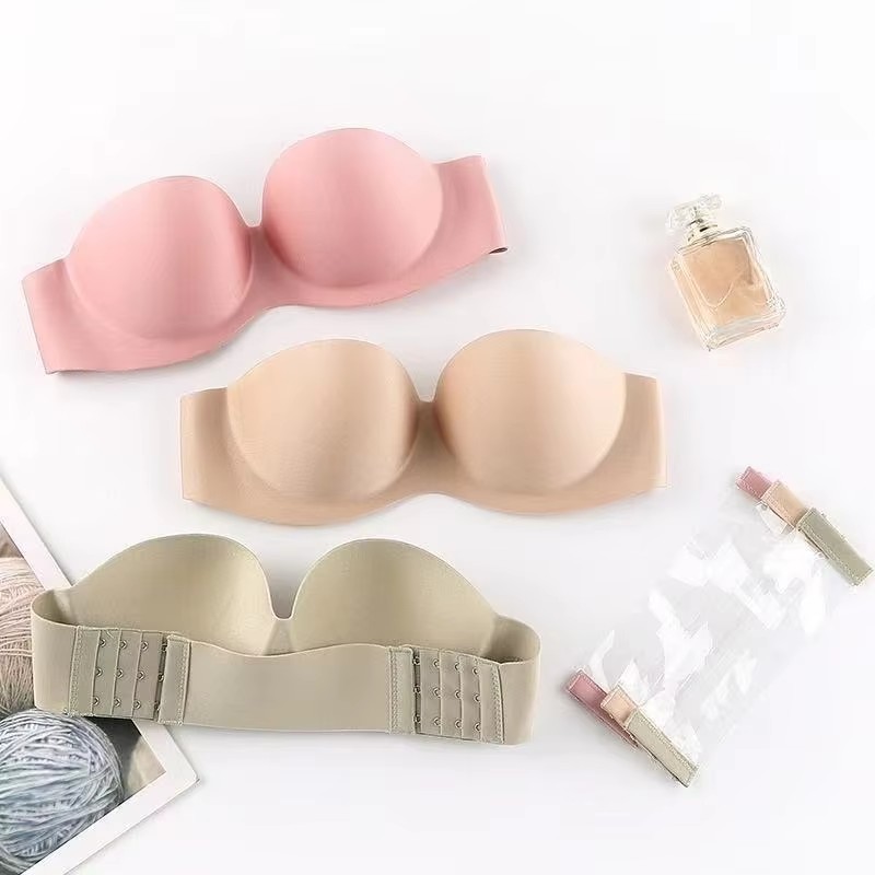 Sutiã feminino sexy sem alças, - Strapless Bra Backless avaliação e preço