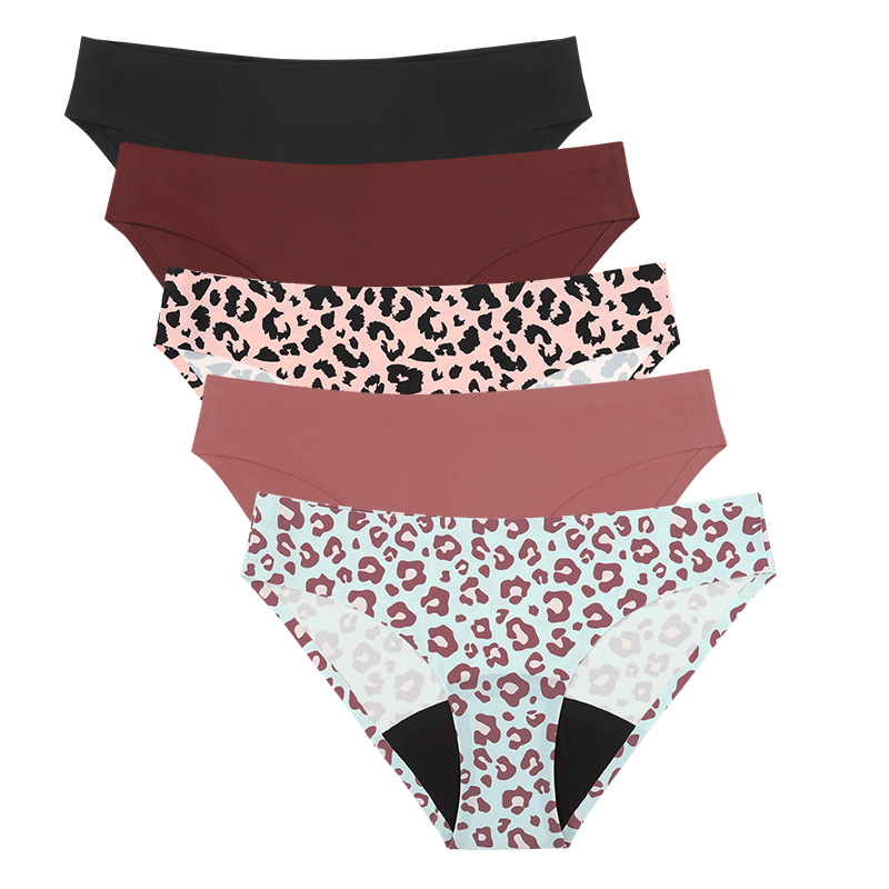 Novo estilo leopardo feminino  - Period Panty Absorbent avaliação e preço